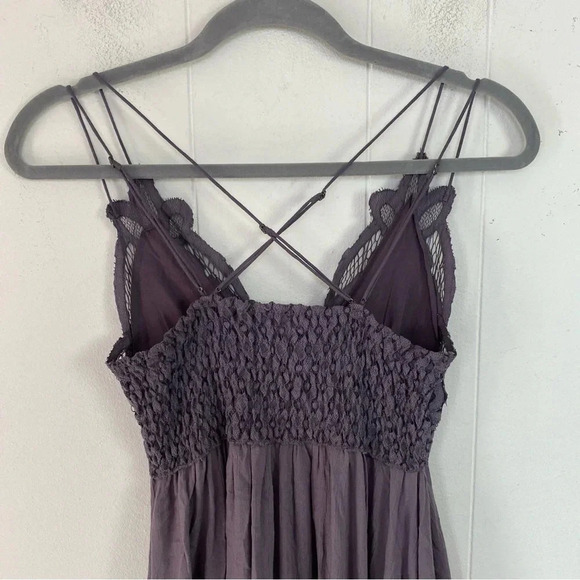 Free People Purple Lace Mini Dress—NWOT - Picture 8 of 16